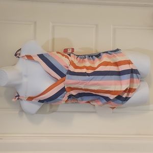 Isabel Maternity Striped Tie-Shoulder One Piece Swimsuit